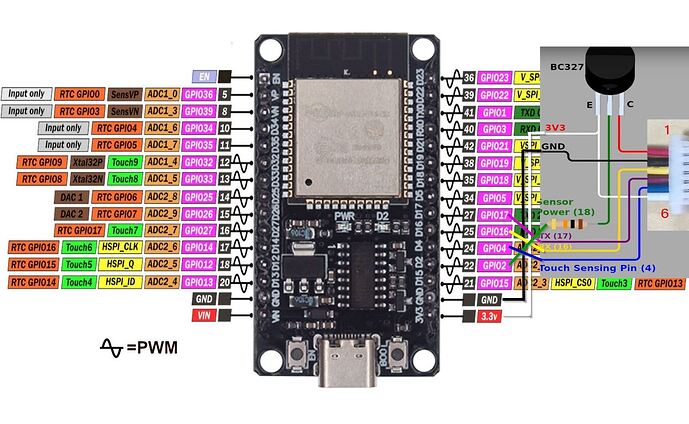 Grow R503 Anschluss Board CH340