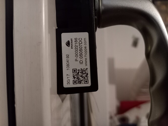 QR-Code Fenstergriff